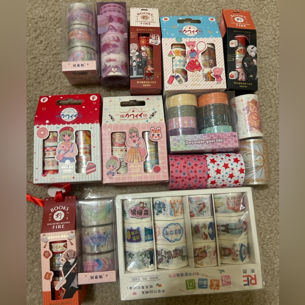 Colorful Decorative Washi Tape Set